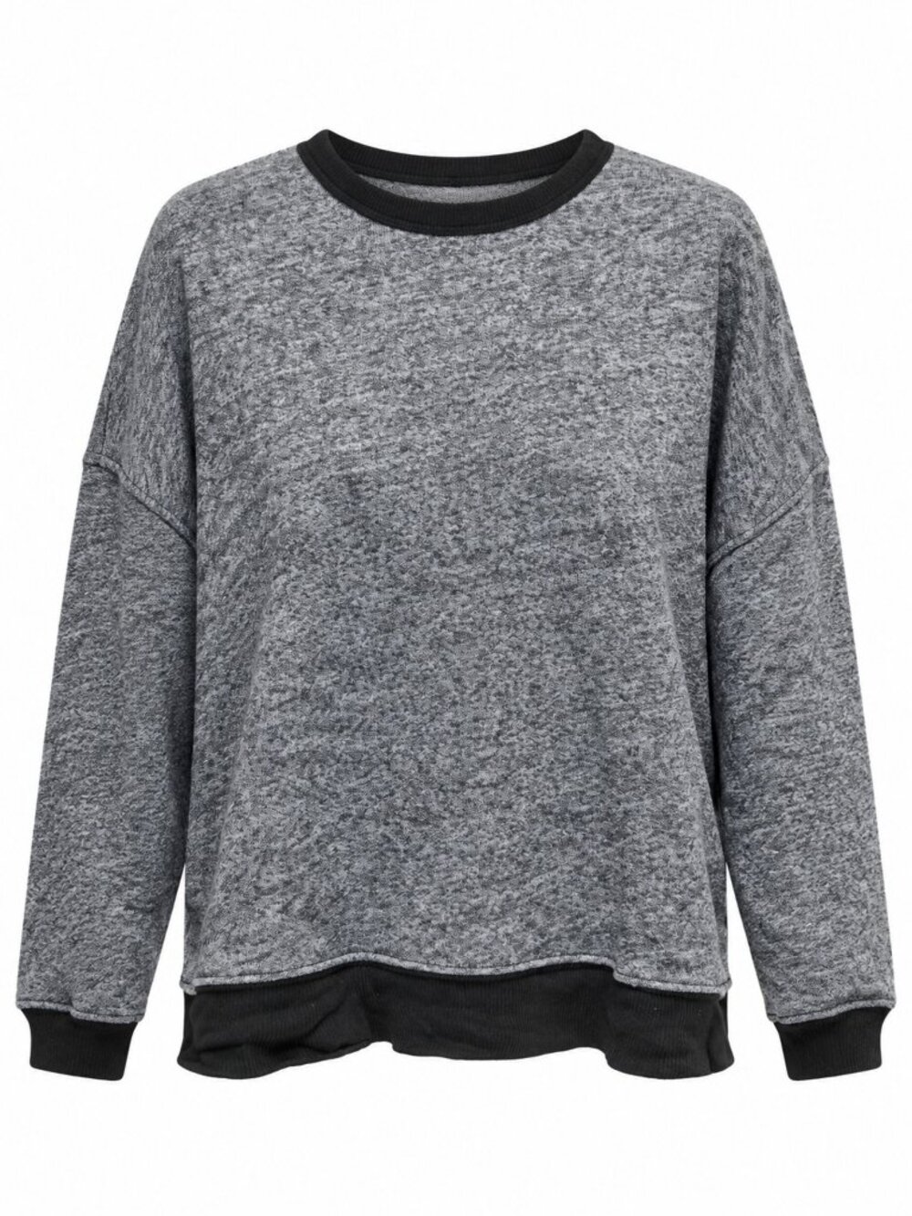 The Great. Grey Marled Crewneck Sweatshirt Size 1